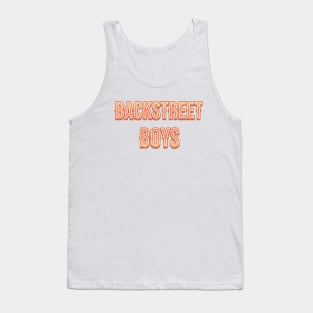 backstreet Text vintage Tank Top